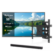 SMART Google TV Extérieur Étanche Plein Soleil 55’’ (140 cm) 4K UHD – Pool Pro 3.0