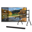 SMART Google TV Extérieur Étanche Plein Soleil 75’’ (191 cm) 4K UHD – Pool Pro 2.0