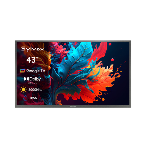 SMART Google TV Extérieur Plein Soleil 43’’ (109 cm) 4K UHD QLED – Pool Pro QLED 2.0