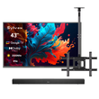 SMART Google TV Extérieur Plein Soleil 43’’ (109 cm) 4K UHD QLED – Pool Pro QLED 2.0