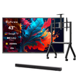 SMART Google TV Extérieur Plein Soleil 43’’ (109 cm) 4K UHD QLED – Pool Pro QLED 2.0