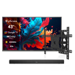 SMART Google TV Extérieur Plein Soleil 43’’ (109 cm) 4K UHD QLED – Pool Pro QLED 2.0
