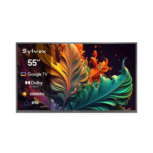 SMART Google TV Extérieur Plein Soleil 55’’ (140 cm) 4K UHD QLED – Pool Pro QLED 2.0