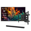 SMART Google TV Extérieur Plein Soleil 55’’ (140 cm) 4K UHD QLED – Pool Pro QLED 2.0