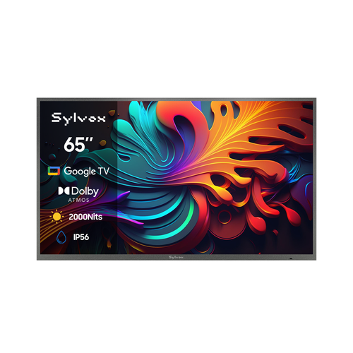 SMART Google TV Extérieur Plein Soleil 65’’ (165 cm) 4K UHD QLED – Pool Pro QLED 2.0