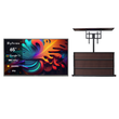 SMART Google TV Extérieur Plein Soleil 65’’ (165 cm) 4K UHD QLED – Pool Pro QLED 2.0
