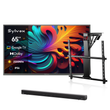 SMART Google TV Extérieur Plein Soleil 65’’ (165 cm) 4K UHD QLED – Pool Pro QLED 2.0