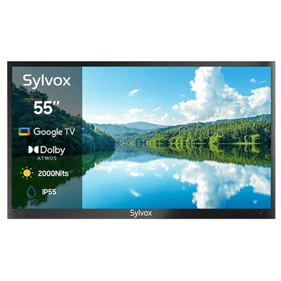 SMART Google TV Extérieur Étanche Plein Soleil 55’’ (140 cm) 4K UHD – Pool Pro 2.0