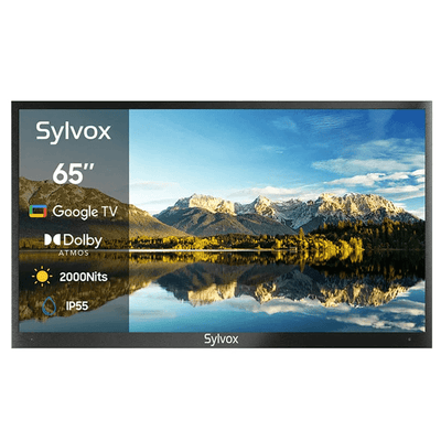 SMART Google TV Extérieur Étanche Plein Soleil 65’’ (165 cm) 4K UHD – Pool Pro 2.0