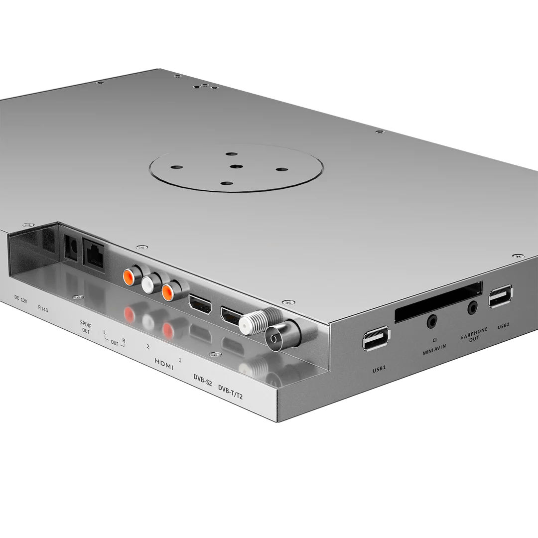 TV cuisine 15,6’’ sous meuble rabattable – Argent